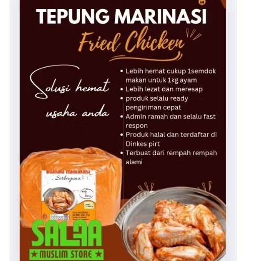 

COD TEPUNG MARINASI KEMASAN 1KG PREMIUM