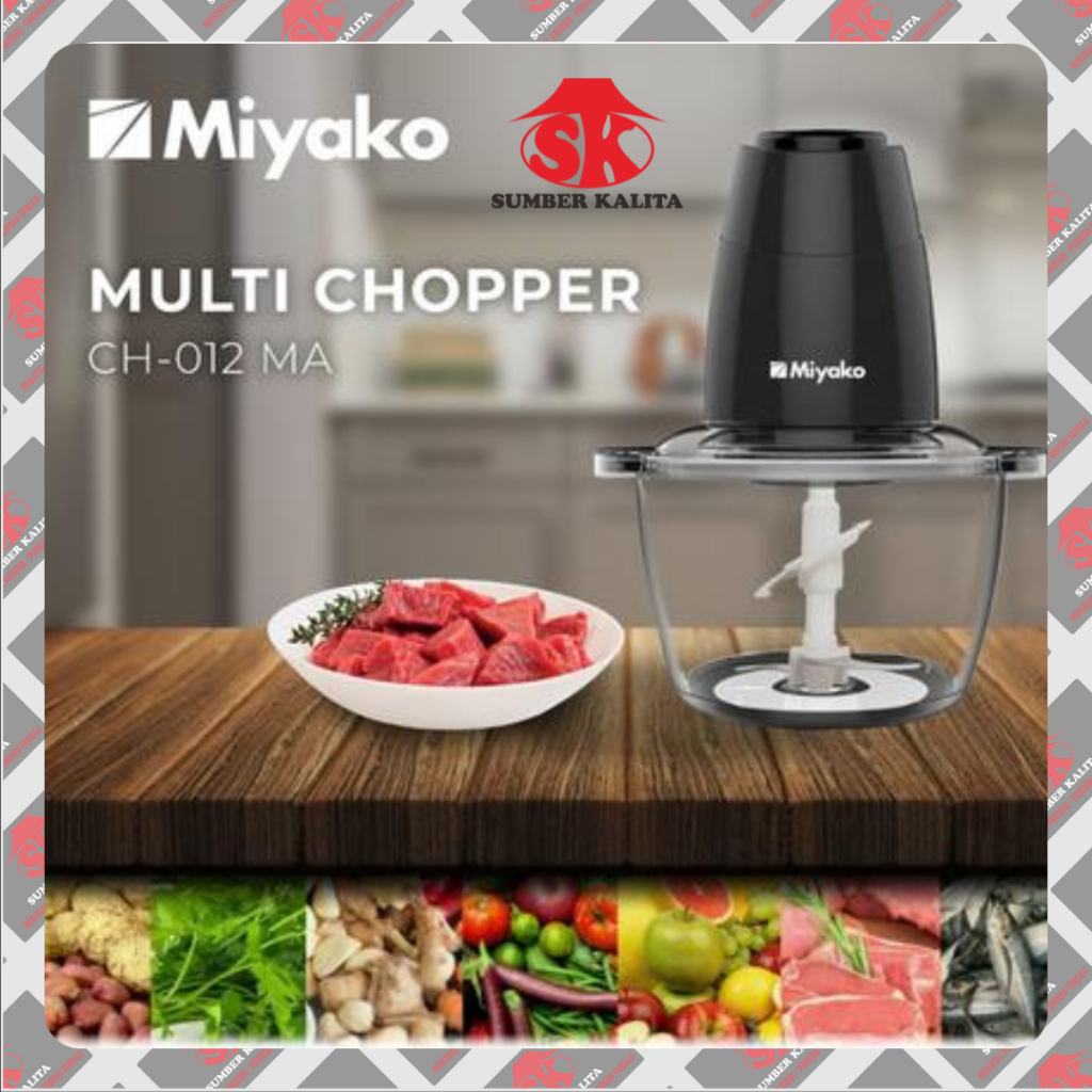 Miyako CH 12 MA 1.2 Liter Chopper - Food Processor