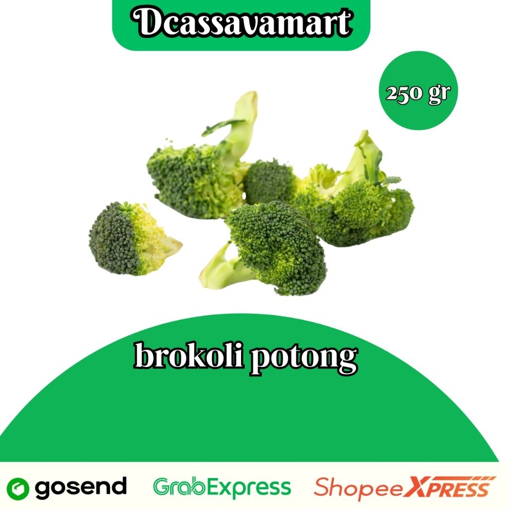 

sayuran fresh Brokoli Potong 250gr - paket instan 1jam sampai