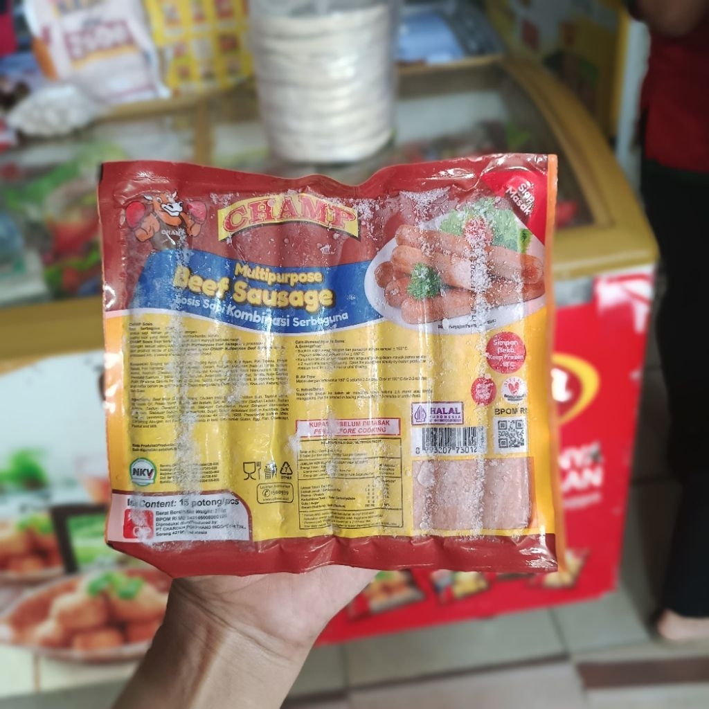 

Champ Sosis sapi serbaguna 375gr