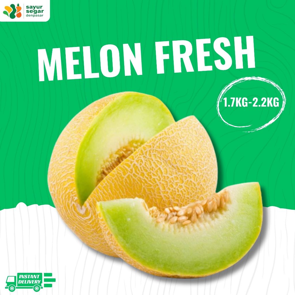 

Buah Melon Fresh 1.7kg-2.2kg - Sayur Segar Denpasar