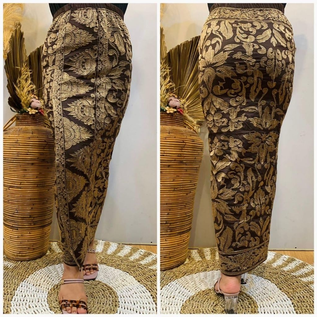 Kamen jadi bordir Metalik by creative kebaya bali