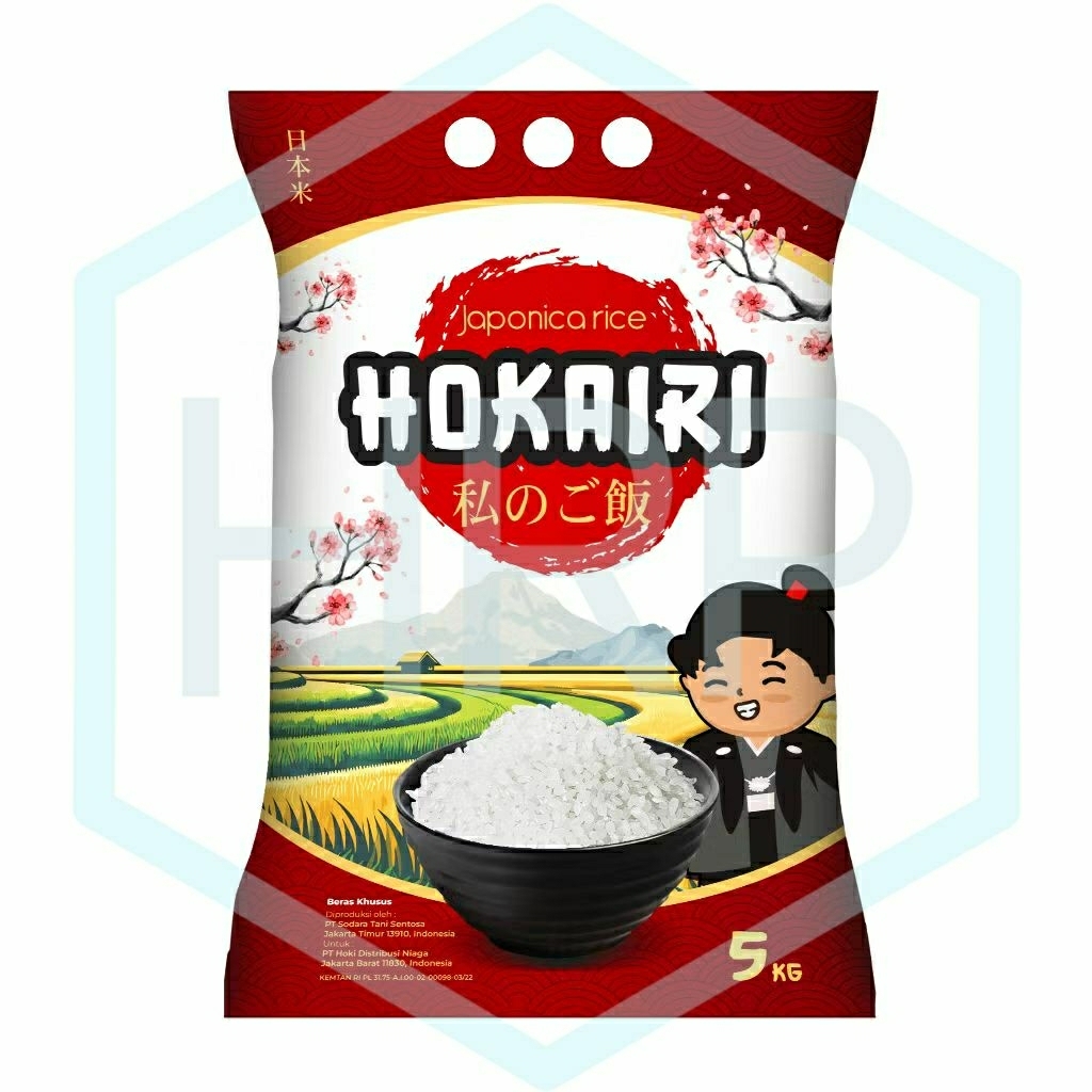 

Beras Jepang Hokairi 5kg Premium Japonica | Beras Sushi