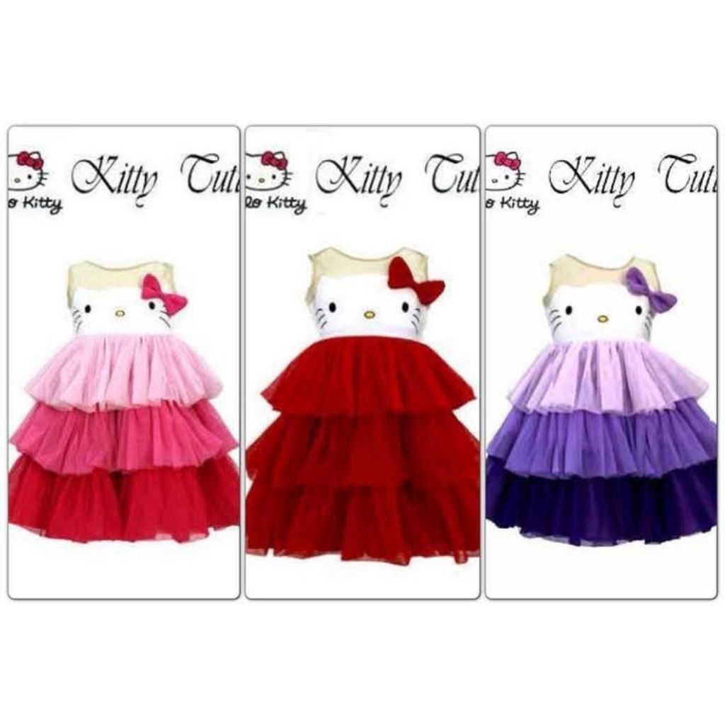 Dress Sanrio Hello Kitty Ruffle Tutu