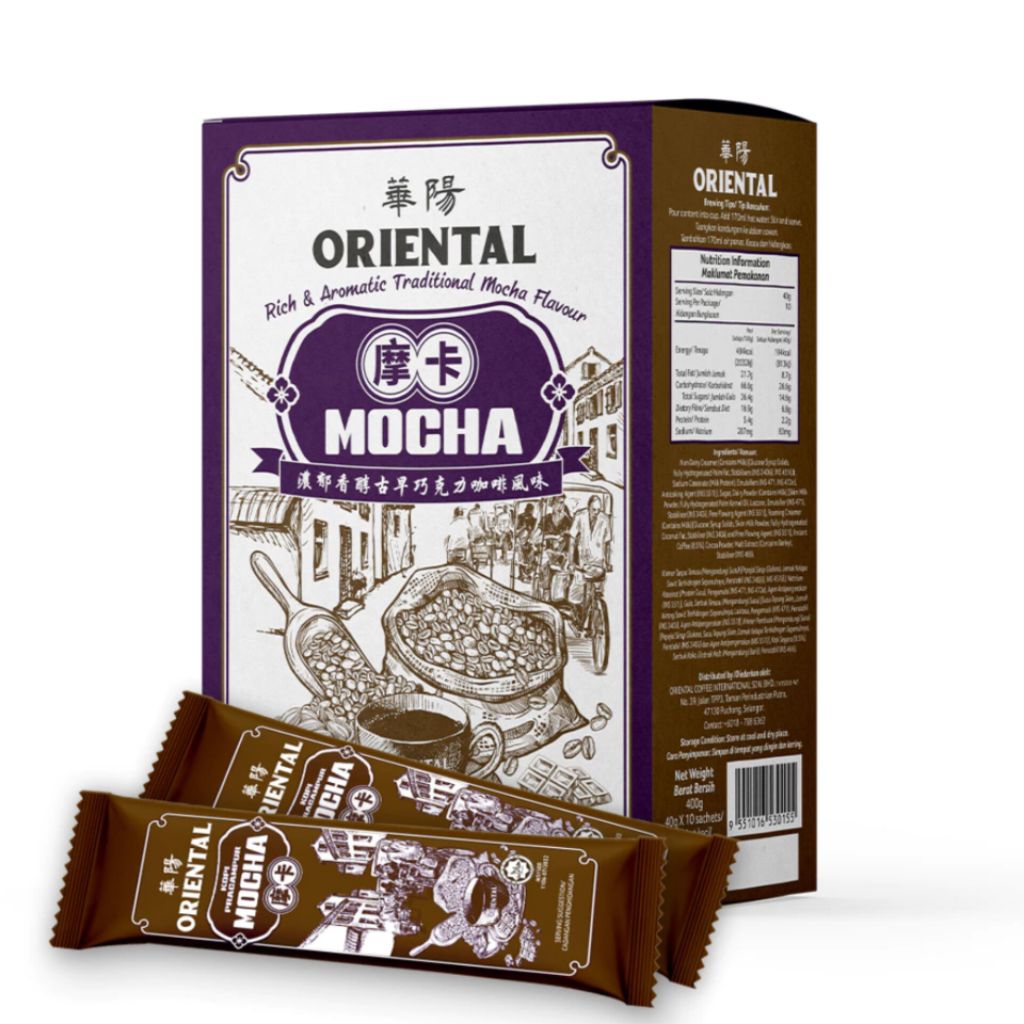 

ORIENTAL Traditional Mocha Drink Malaysia (40g x 10 sachet)
