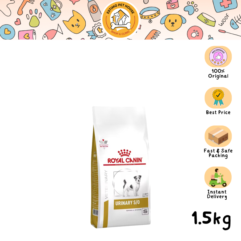 ROYAL CANIN Urinary S/O Small Dogs 1.5kg (Anjing) SO Veterinary