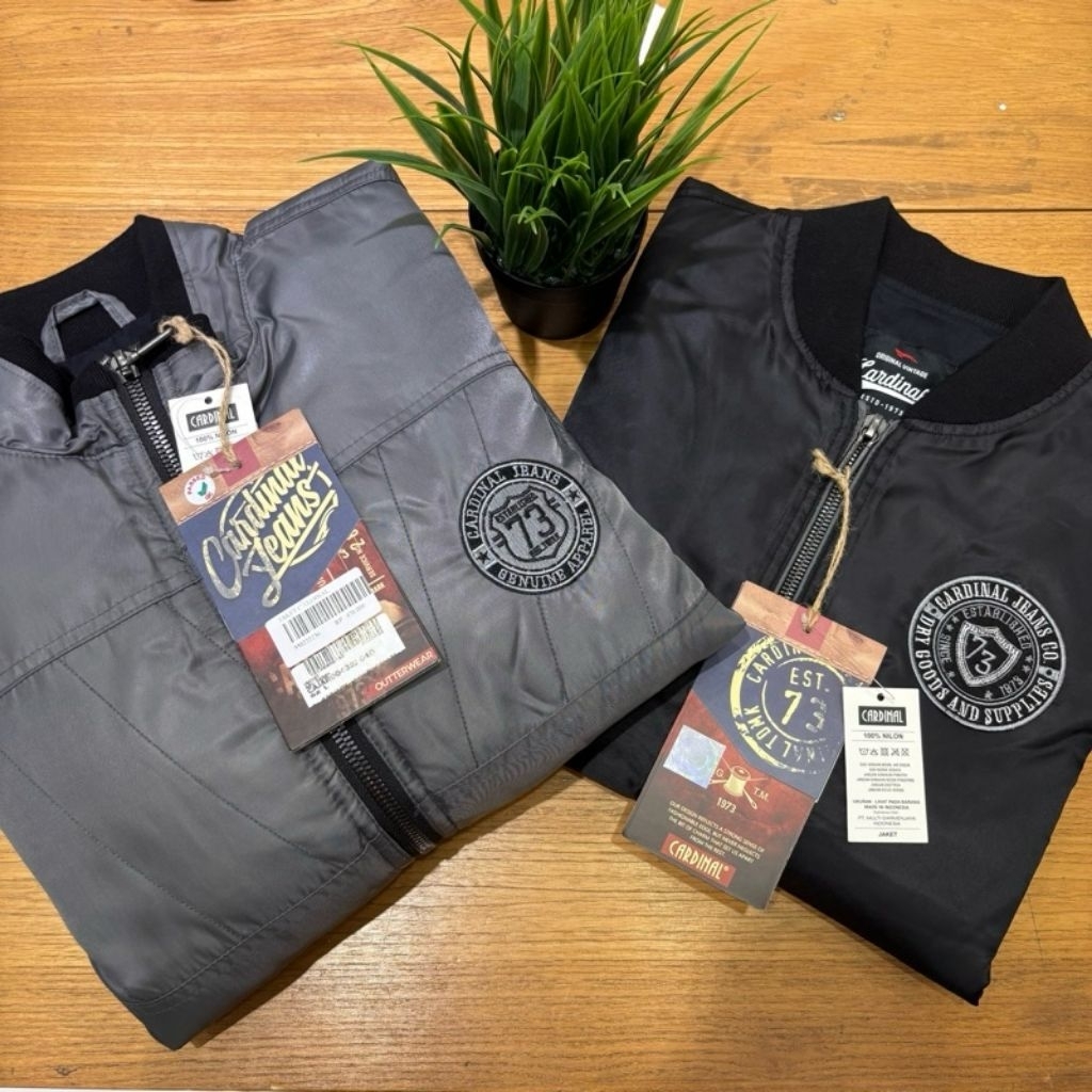 jaket bomber cardinal pria original