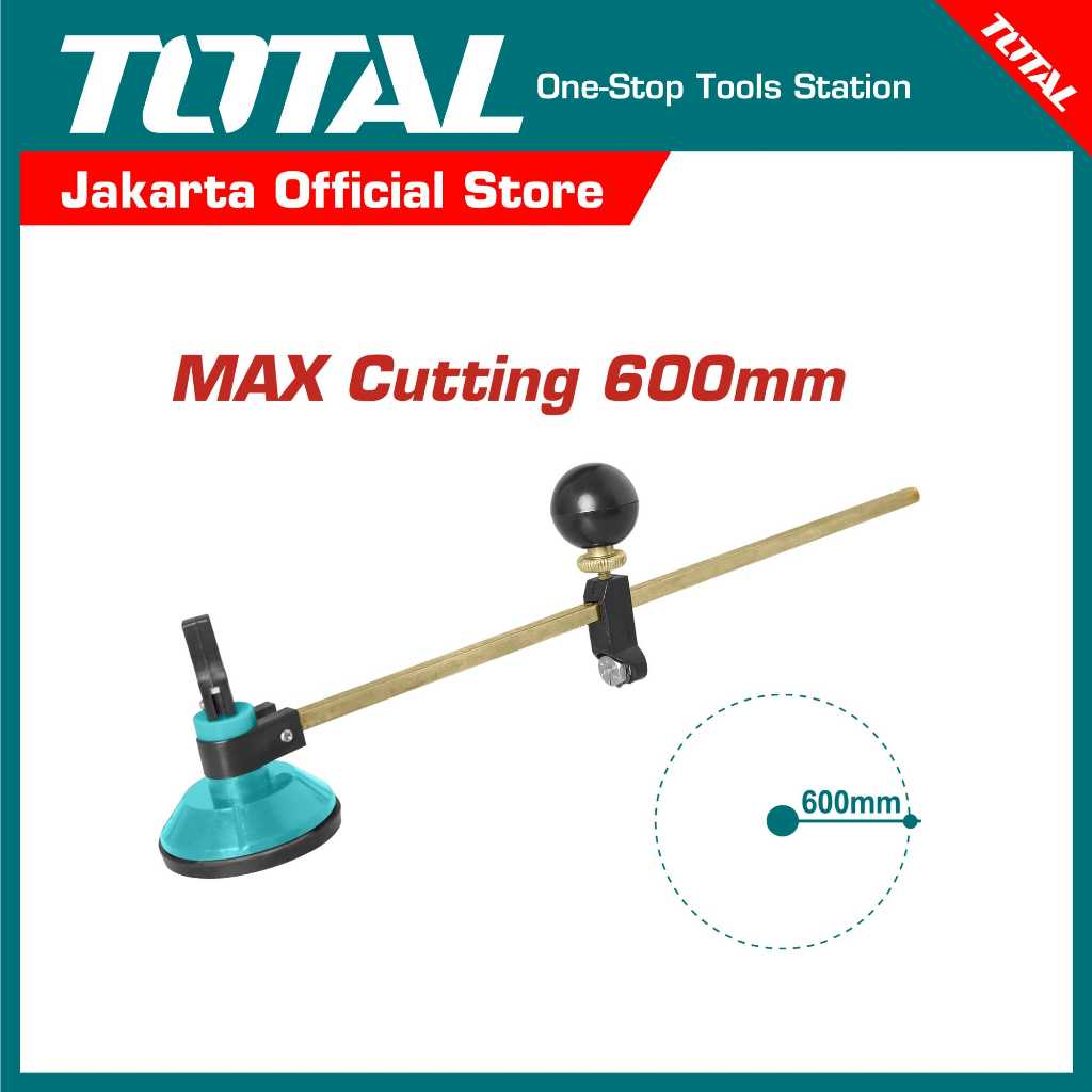 TOTAL Compasses Glass Cutter TGCT16001