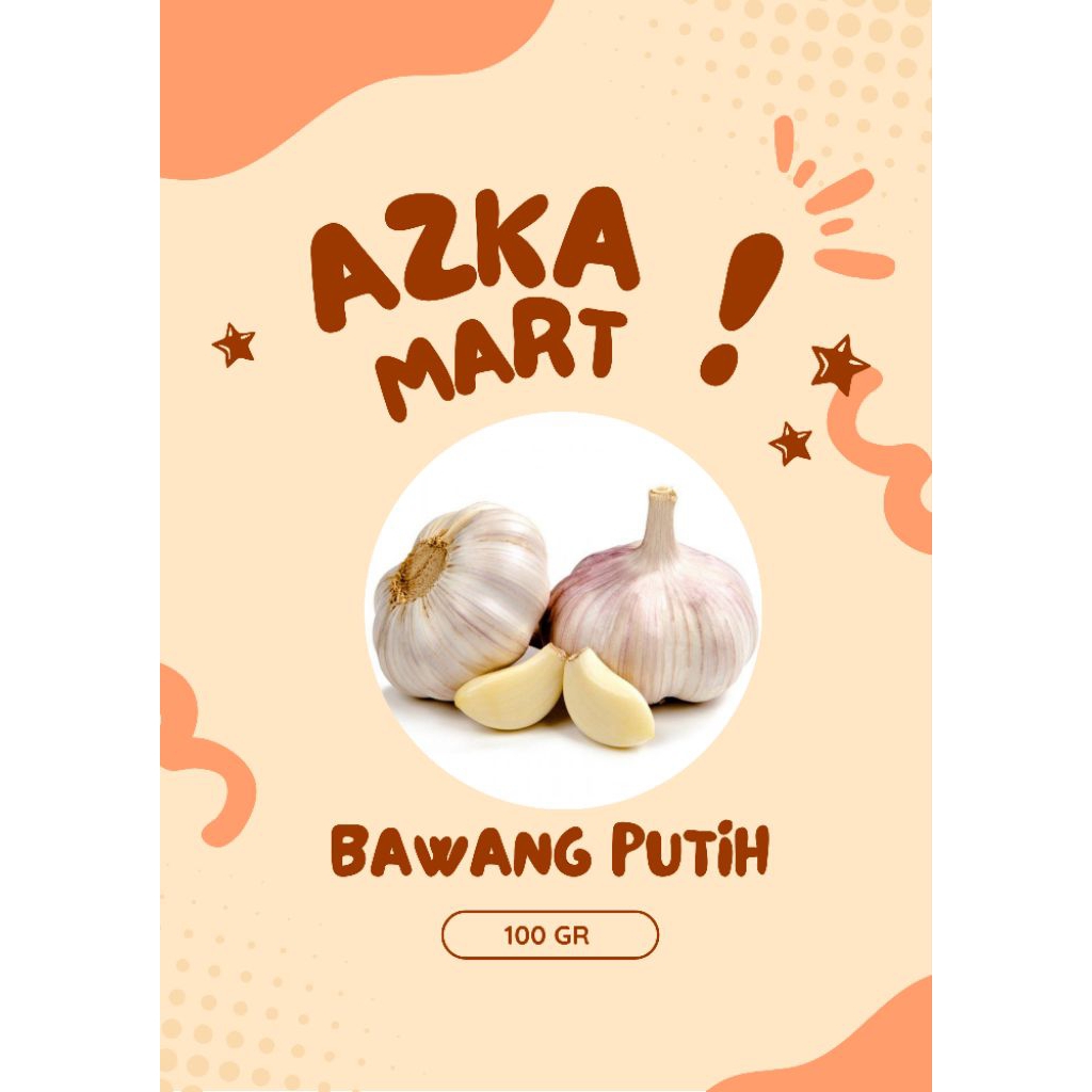 

Bawang Putih 100GR - KIRIM INSTAN Azka Mart