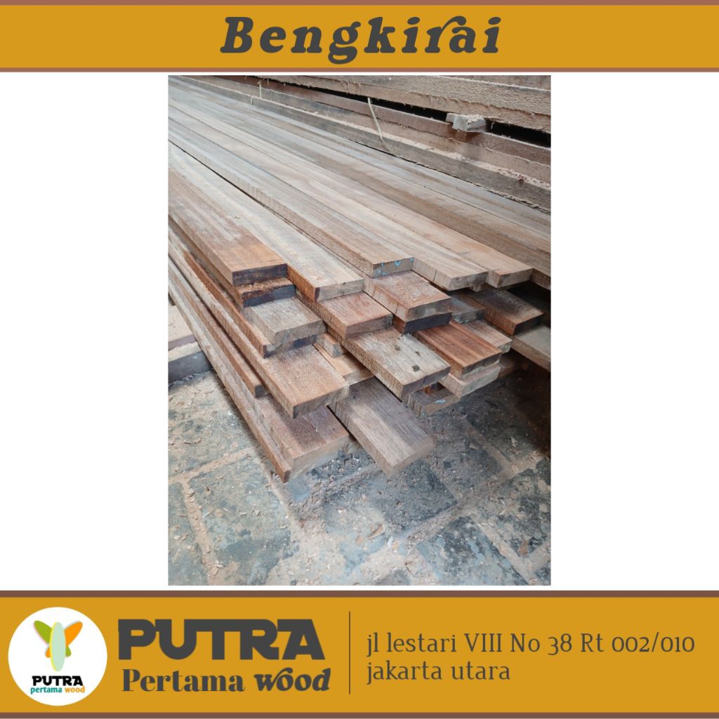 papan decking kayu bengkirai