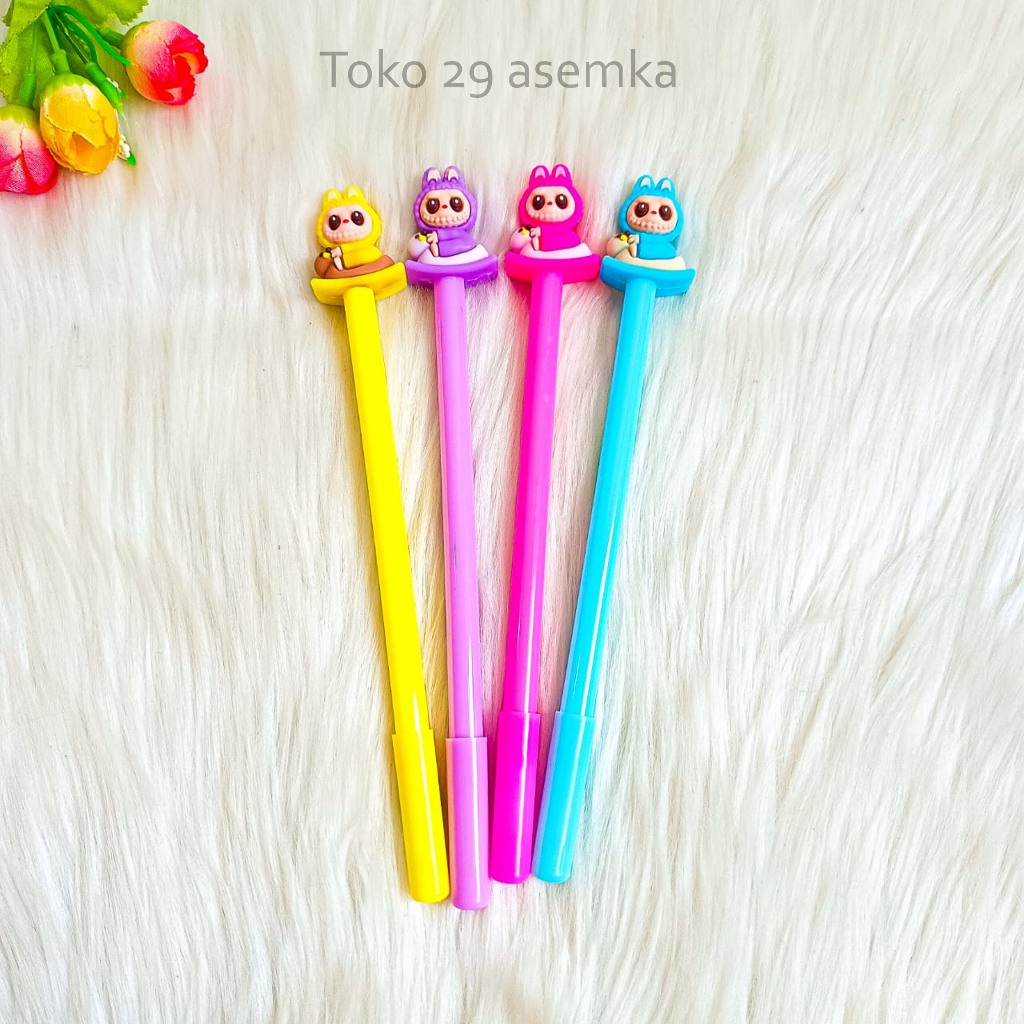 

PULPEN GEL LABUBU NAIK CAPYBARA PEN PENA BOLPEN BOLPOIN LUCU ANAK ALAT TULIS KANTOR SEKOLAH MURAH