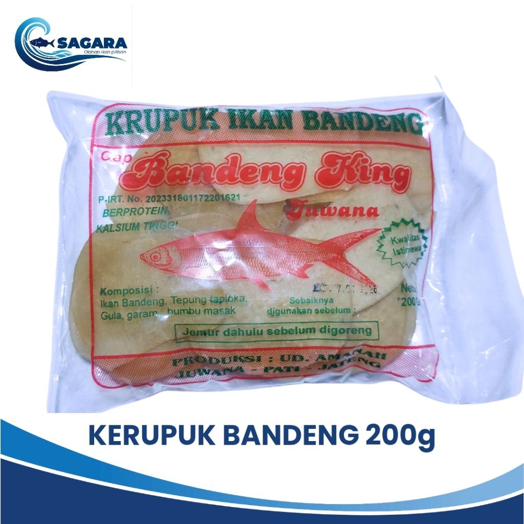 

Krupuk Ikan Bandeng 200g Halal