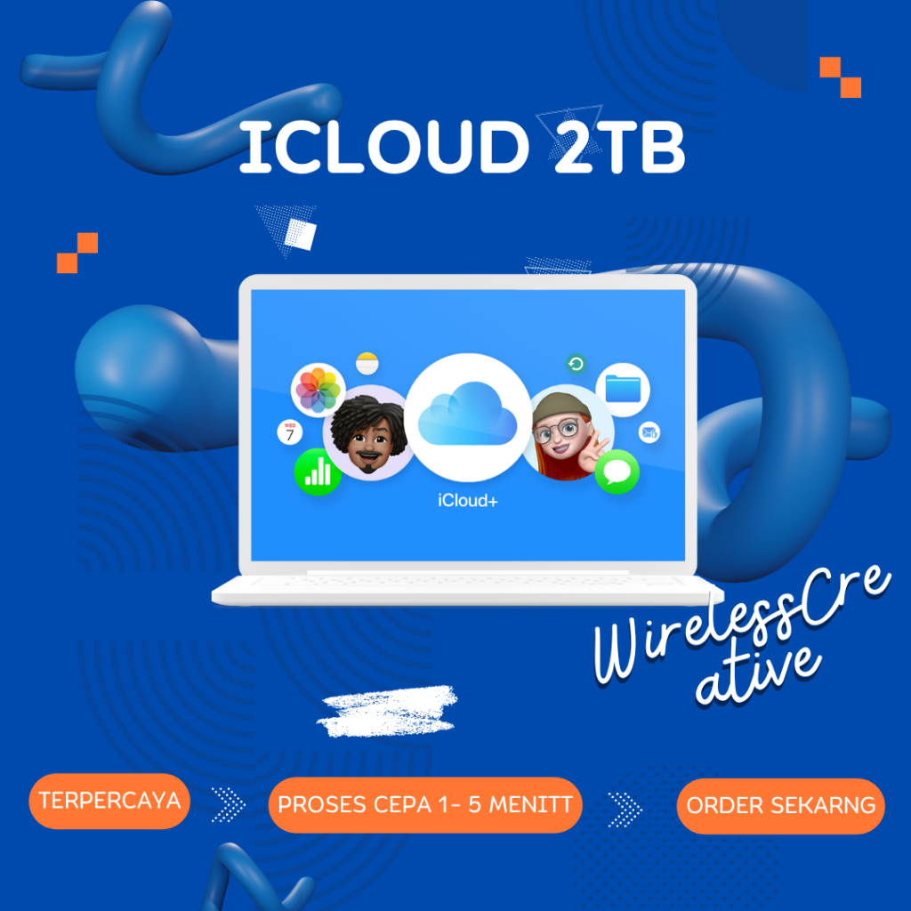 ICLOUD 2TB Wierless Creative -6bulan-