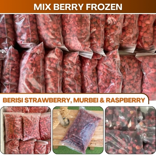 

Mix Berry Mix Berries Mixed Berries Frozen Beku Kemasan 500gr