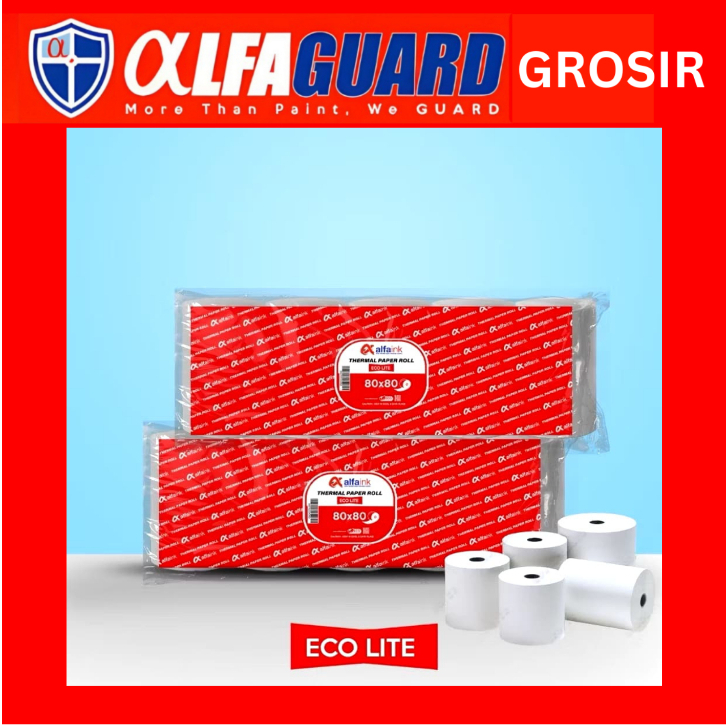 

Kertas Thermal Roll Polos Printer Mobile 80x80mm Kertas Thermal Nota Kasir