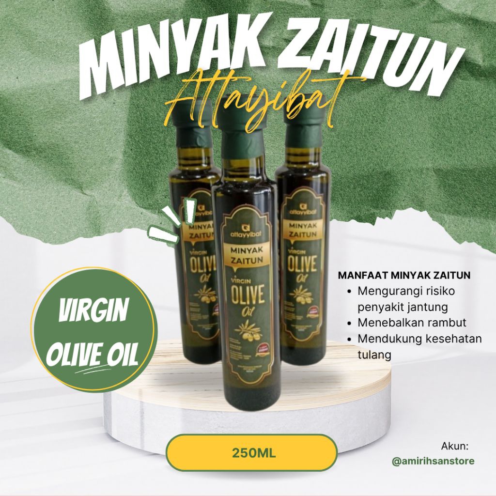 

Minyak zaitun attayibat/minyak zaitun 250ml