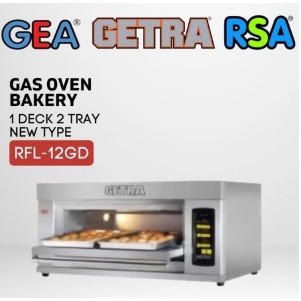 DVN Oven Getra 1 Deck 2 Tray RFL 12GD PEMANGGANG Roti Kue Garansi Resmi