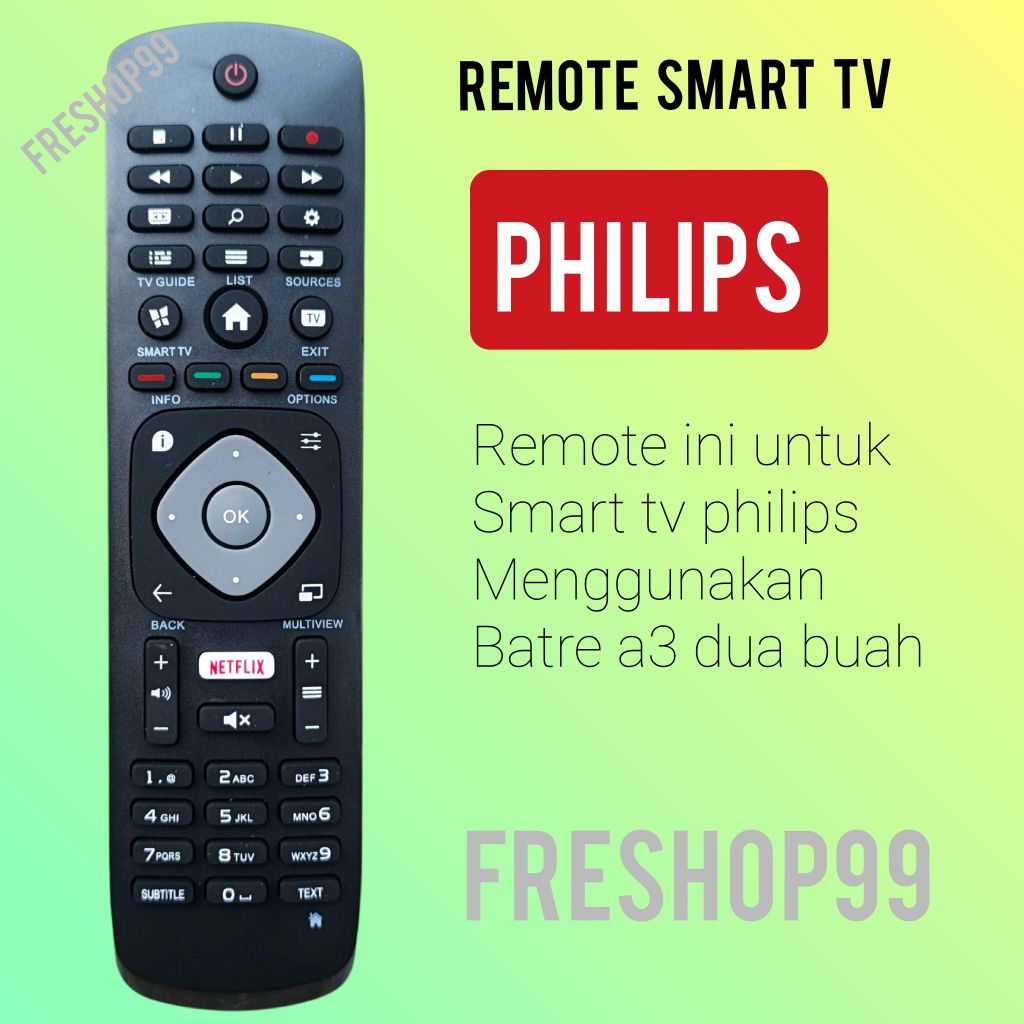 Remote smart tv philip remot sesuai gambar langsung pakai