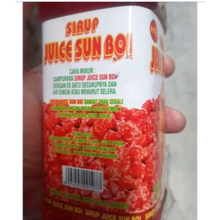 

Jus Semboi / Juice Sirup Sun Boi 600 Ml / Minuman Vitamin C / Kiam Boi Asinan Buah PlumJus Semboi / Juice Sirup Sun Boi 600 Ml / Minuman Vitamin C / Kiam Boi Asinan Buah Plum