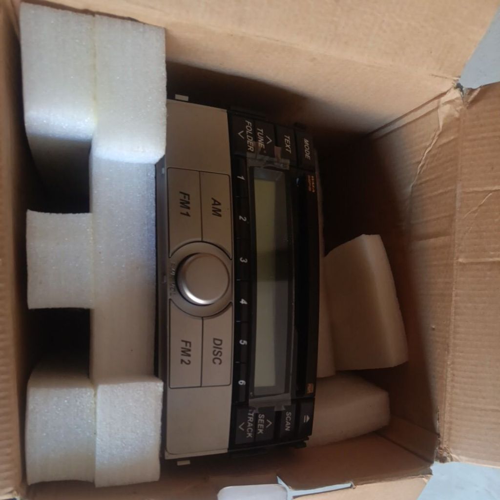 Head unit, audio, tape mobil, singledin, vcd mobil