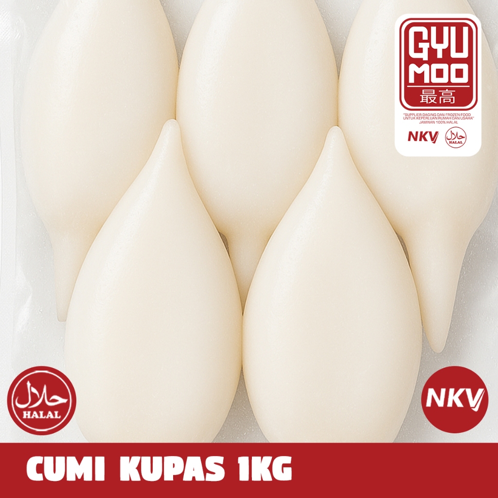 

[GYUMOO SAIKO] Cumi Tube Kupas beku 1kg