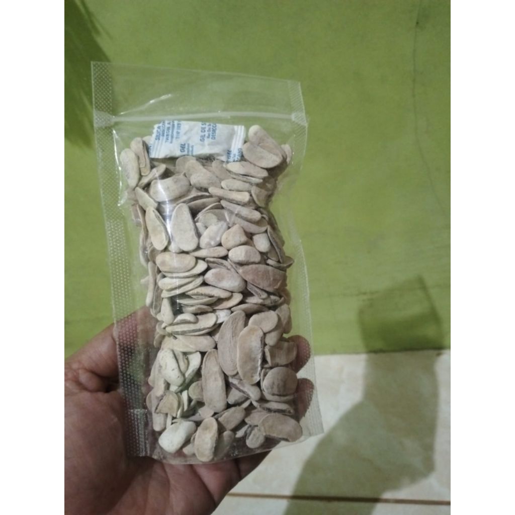 

Biji mahoni tunggal makan asli fress 100 gram