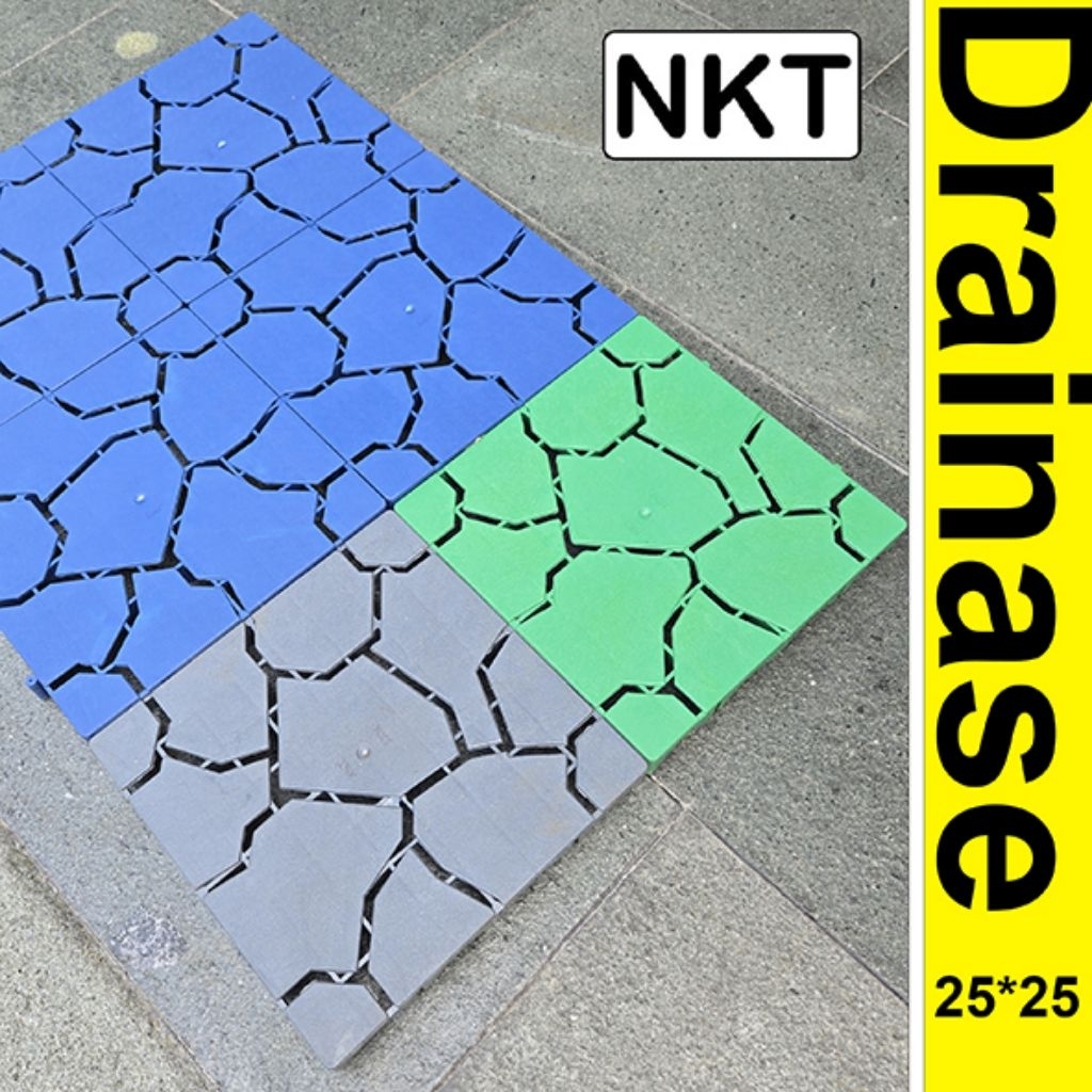 Decking lantai Drainase cell (Plastik) 25x25cm
