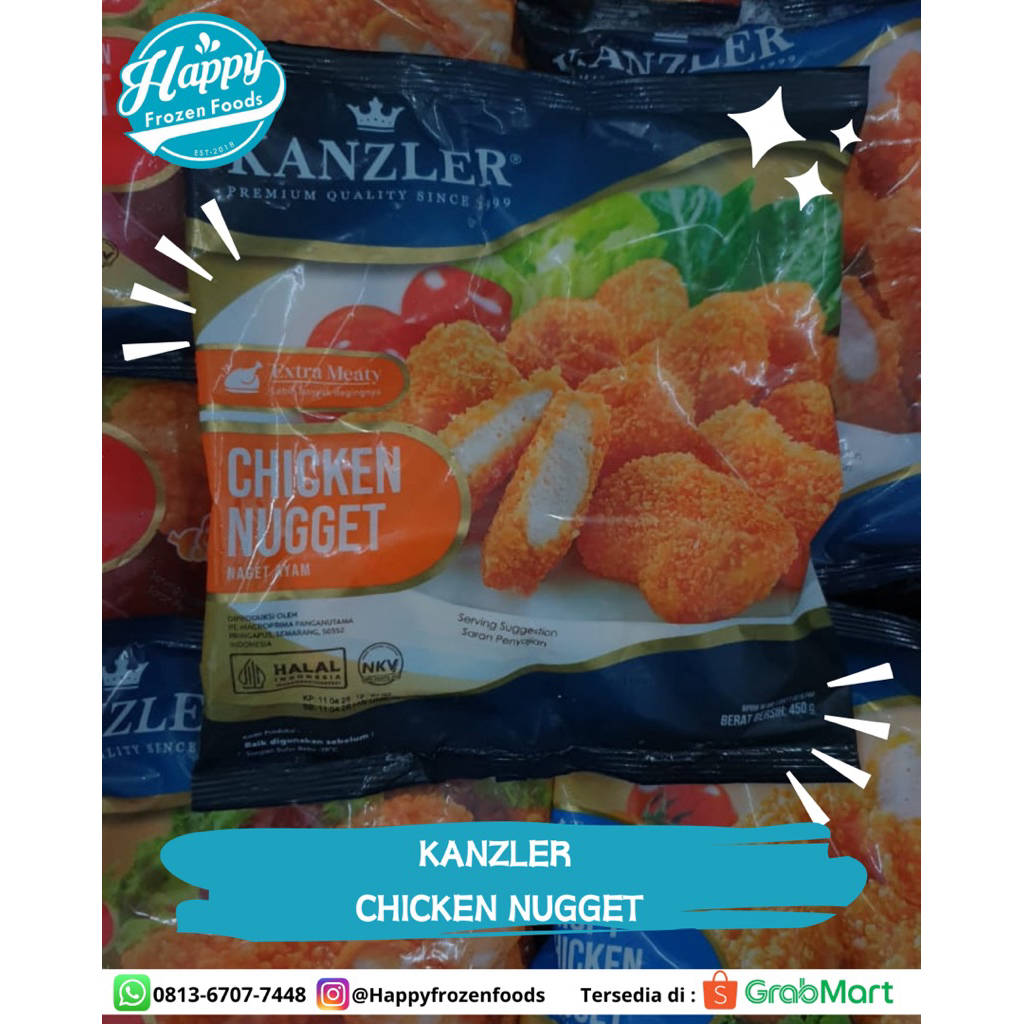 

KANZLER CHICKEN NUGGET ORIGINAL 450g | HAPPY FROZEN FOODS PALEMBANG