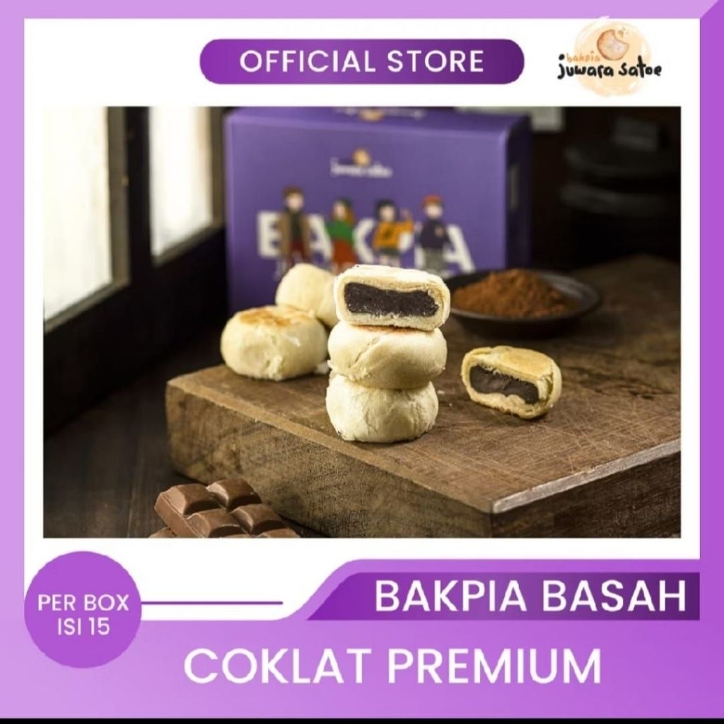

Bakpia Juwara Satoe Coklat Isi 15