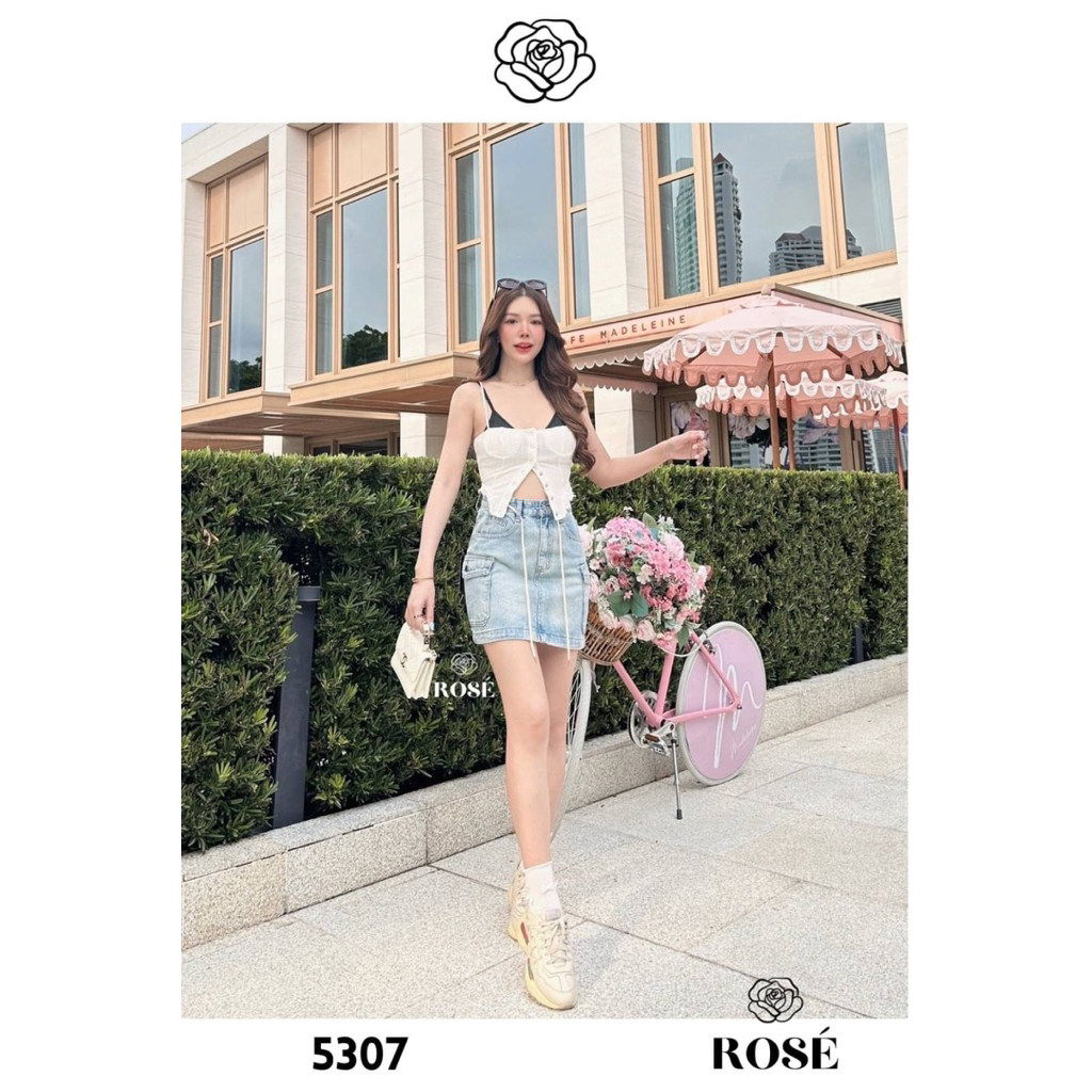 ROK ROSE 5307 ROK JEANS CARGO VARIASI SERUT BANGKOK (RS5307)