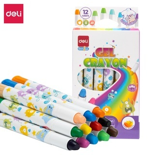 

Deli Gel Crayon - Krayon Warna Tidak Mengotori Tangan Bersertifikat Aman C211-12