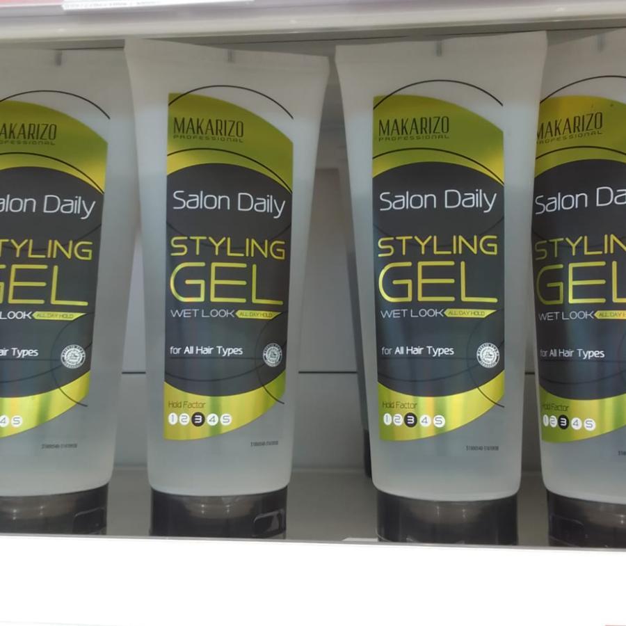 Makarizo Hair styling gel wet look - Style Rambut Profesional