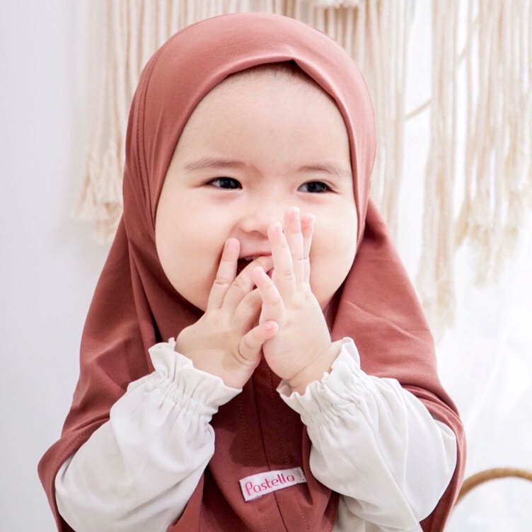 KODE P18C Little Pastella  Clarissa Hijab Instant Anak Soft Pet