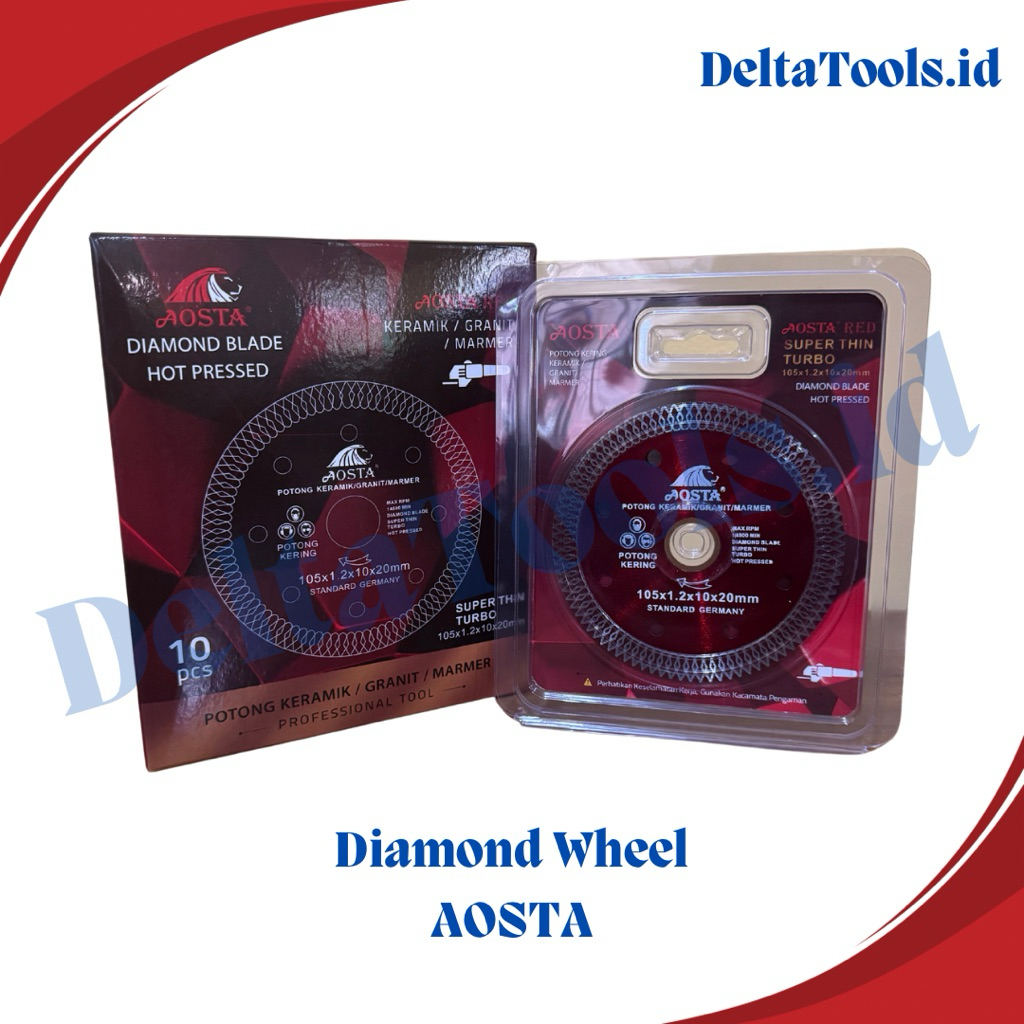 AOSTA Diamond Wheel Super Thin Turbo Mata Potong Granit Mata Potong Keramik