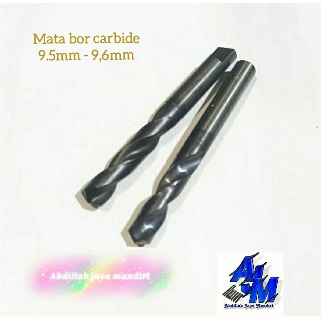 bor carbide 9.5mm 9.6mm twist drill tungsten carbide mata bor baja keras harden per mobil dll bukan 