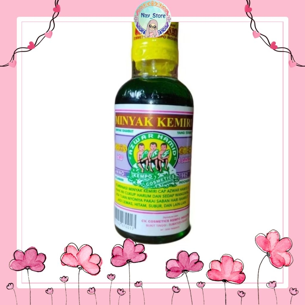 MINYAK KEMIRI AZWAR HAMID I MENUMBUHKAN RAMBUT I MENGUATKAN AKAR RAMBUT
