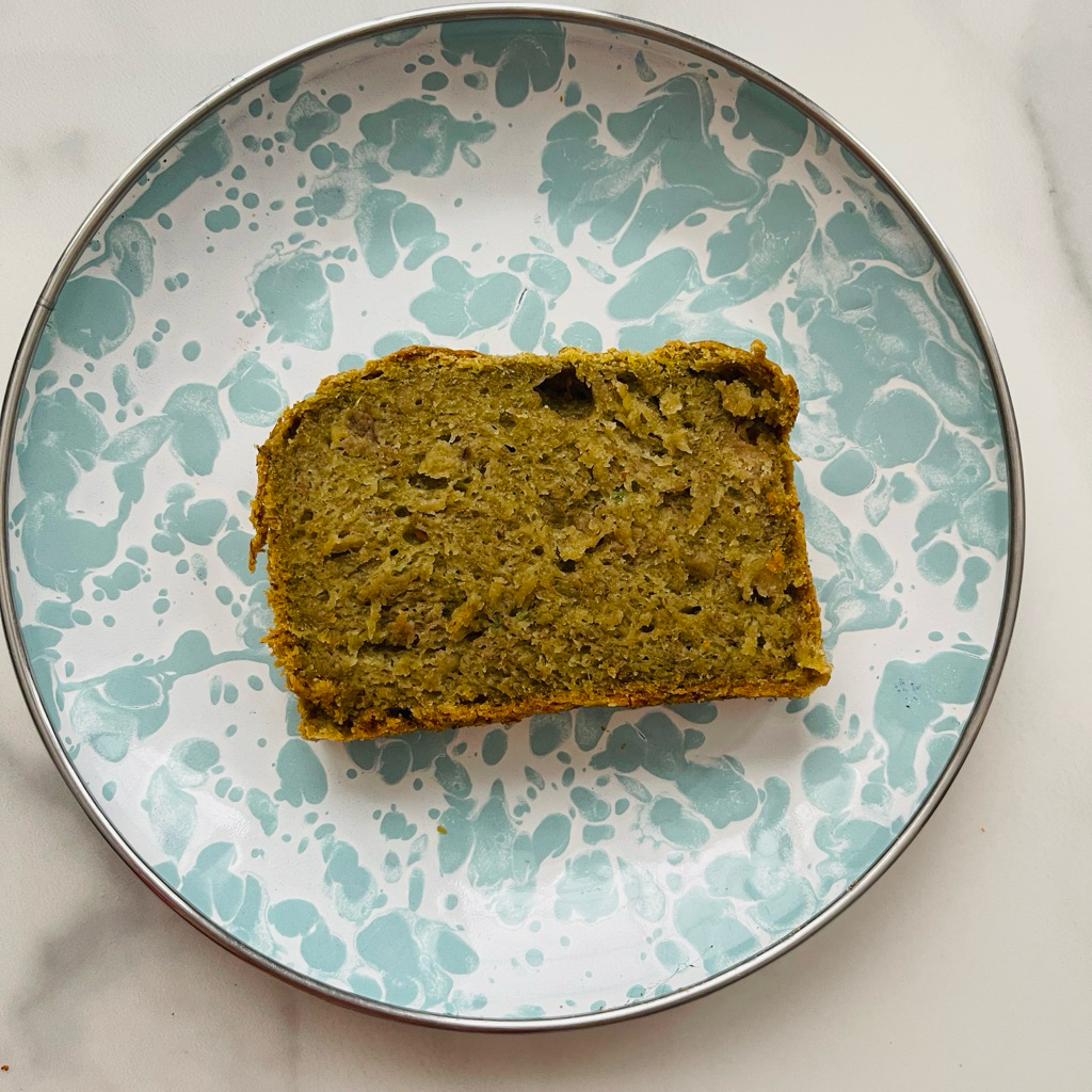

gluten free low sugar matcha green tea banana cake kue pisang bread snack cemilan