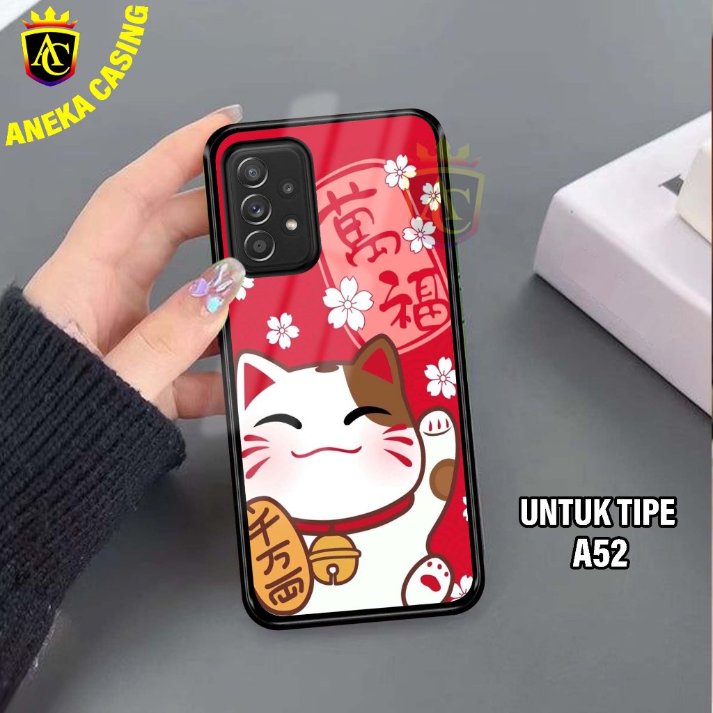 Case  SAMSUNG A52 Hardcase Glossy casing Hp SAMSUNG A52 Terbaru [Motif - MOTIF 33] - Aneka Case Meng