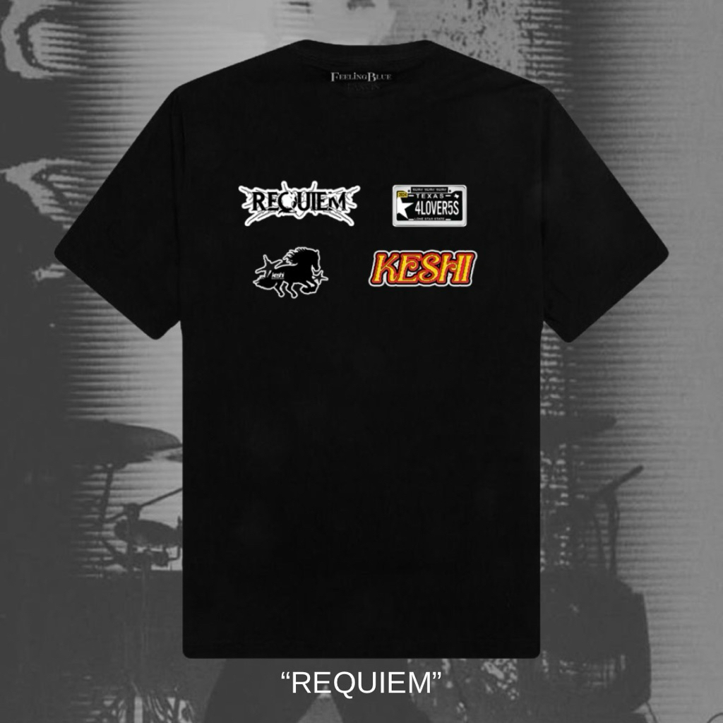Tshirt KESHI REQUIEM - Kaos Keshi Music
