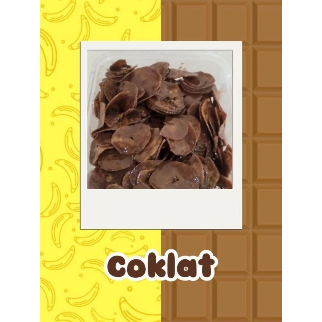 

Keripik Pisang Coklat Lumer Murah Full