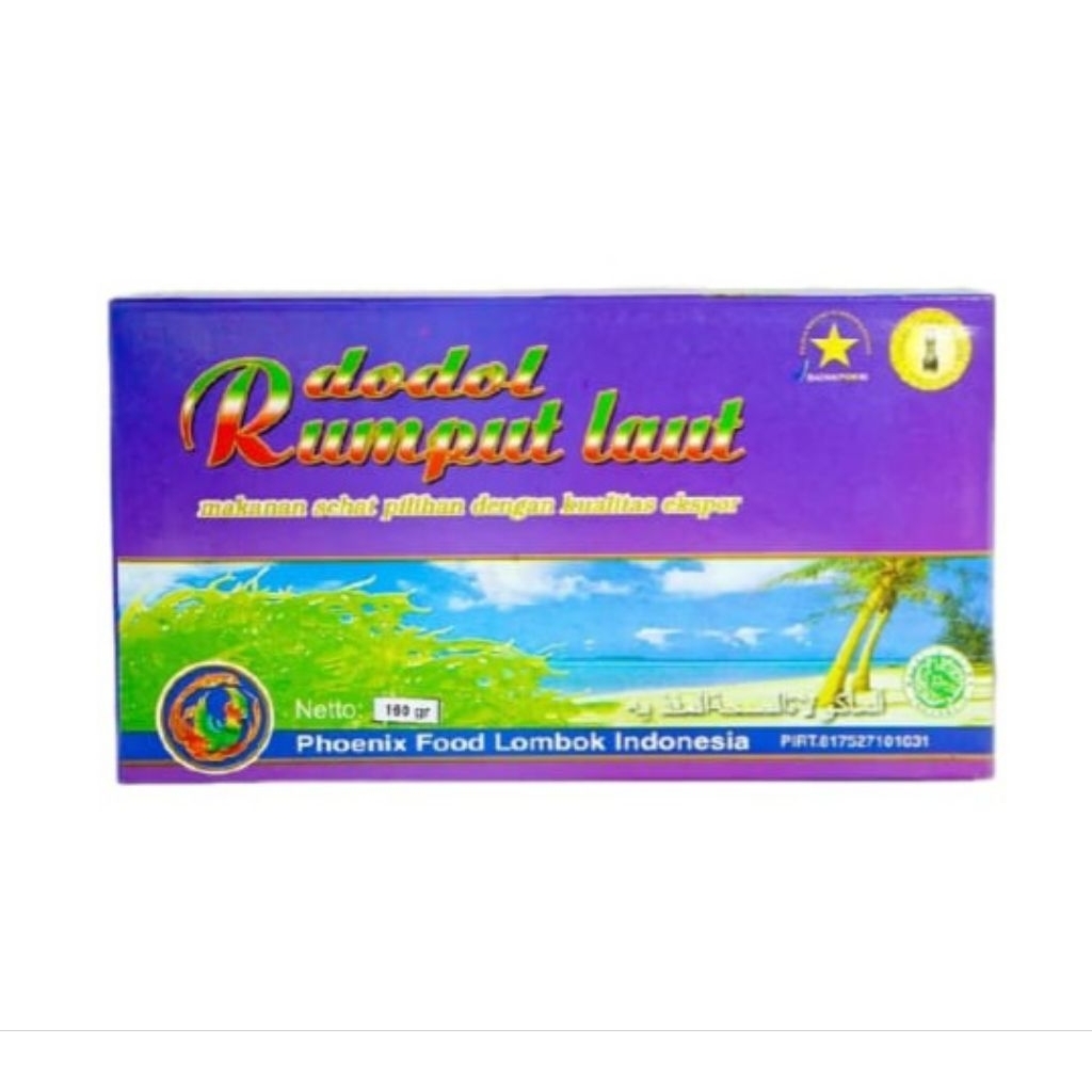 

Dodol rumput laut kemasan box 160 gr