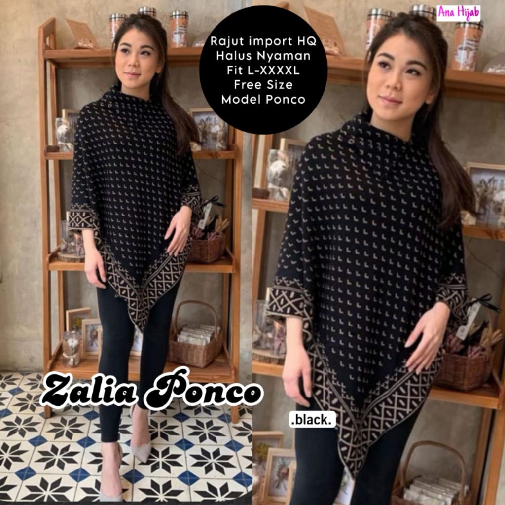 ZALIA PONCO BY ANNA HIJAB / PONCHO IMPORT