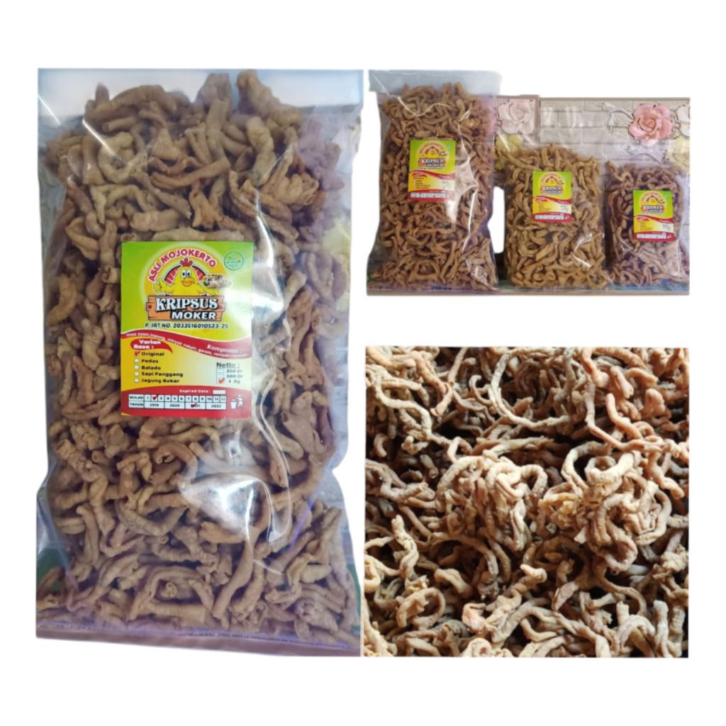 

Kripik usus ayam original 1kg