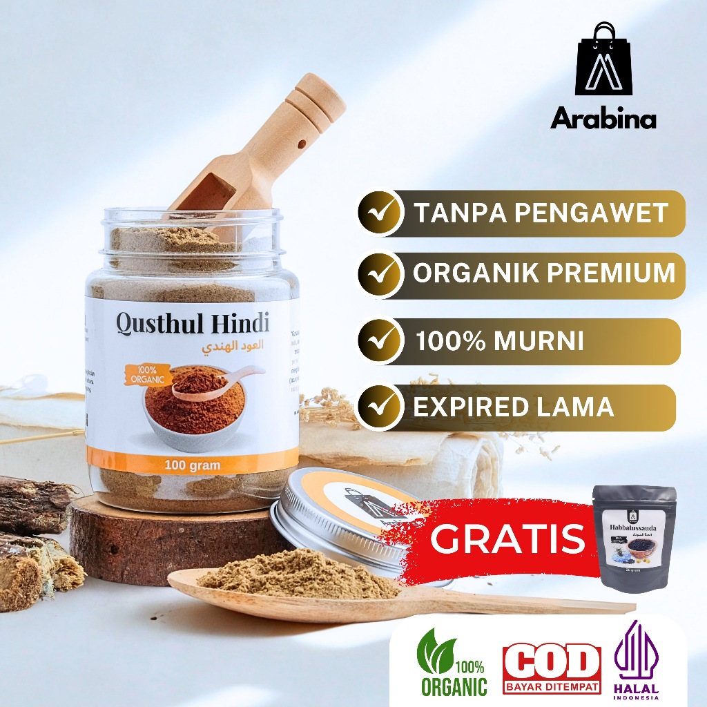 Qust Al Hindi Quds 100% Original Premium Estrak Kapsul