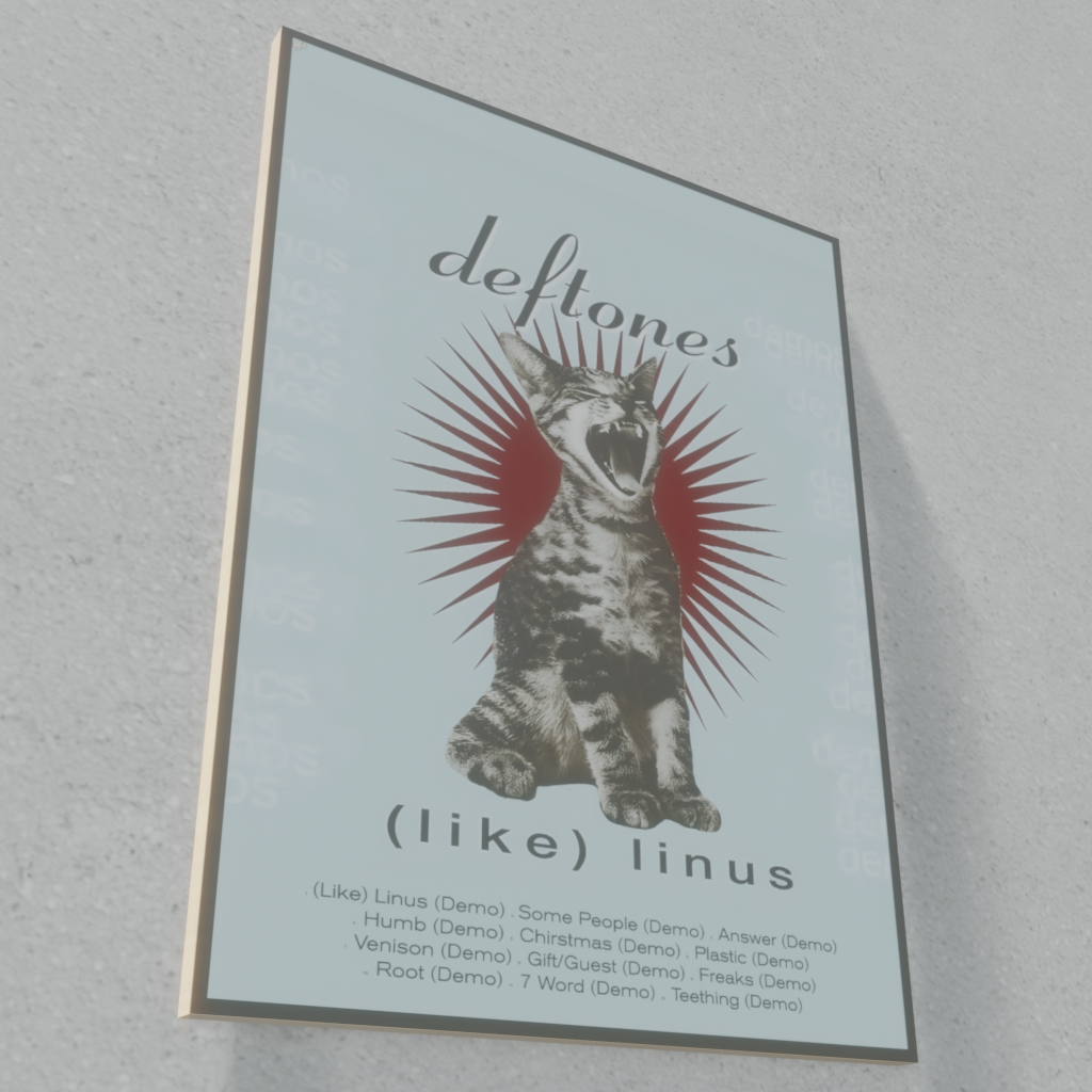 Poster Dinding Kayu Band DEFTNOES Aesthetic Pajangan Walldecor Kamar Wallpaper Deftones