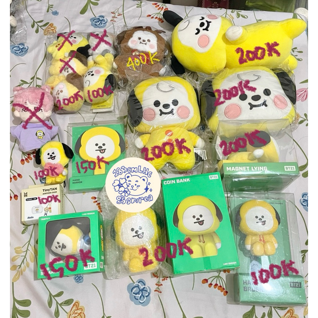 Doll boneka Chimmy jimin BT21 BTS official 100% korea japan limited edition rare