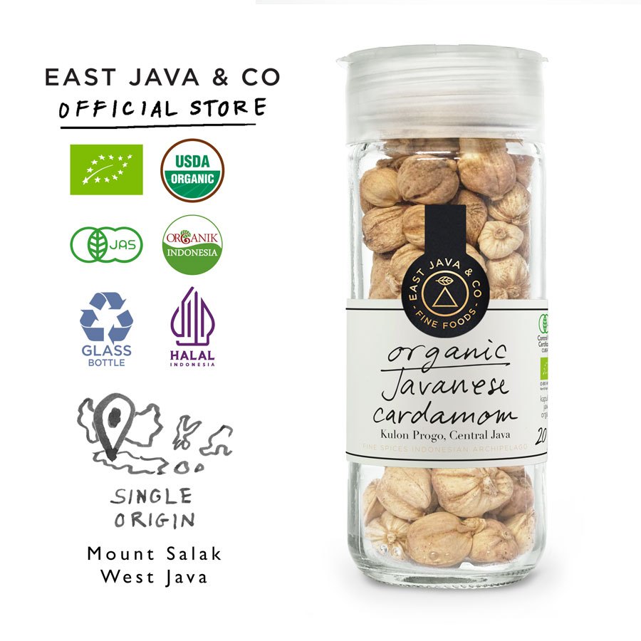 

East Java & Co Organic Javanese Cardamom - 20g (Kapulaga Jawa Organik)