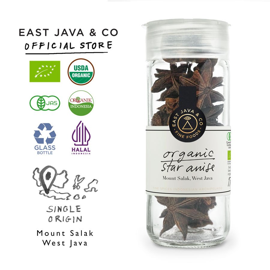 

East Java & Co Organic Star Anise - 17g (Bunga Lawang Organik)