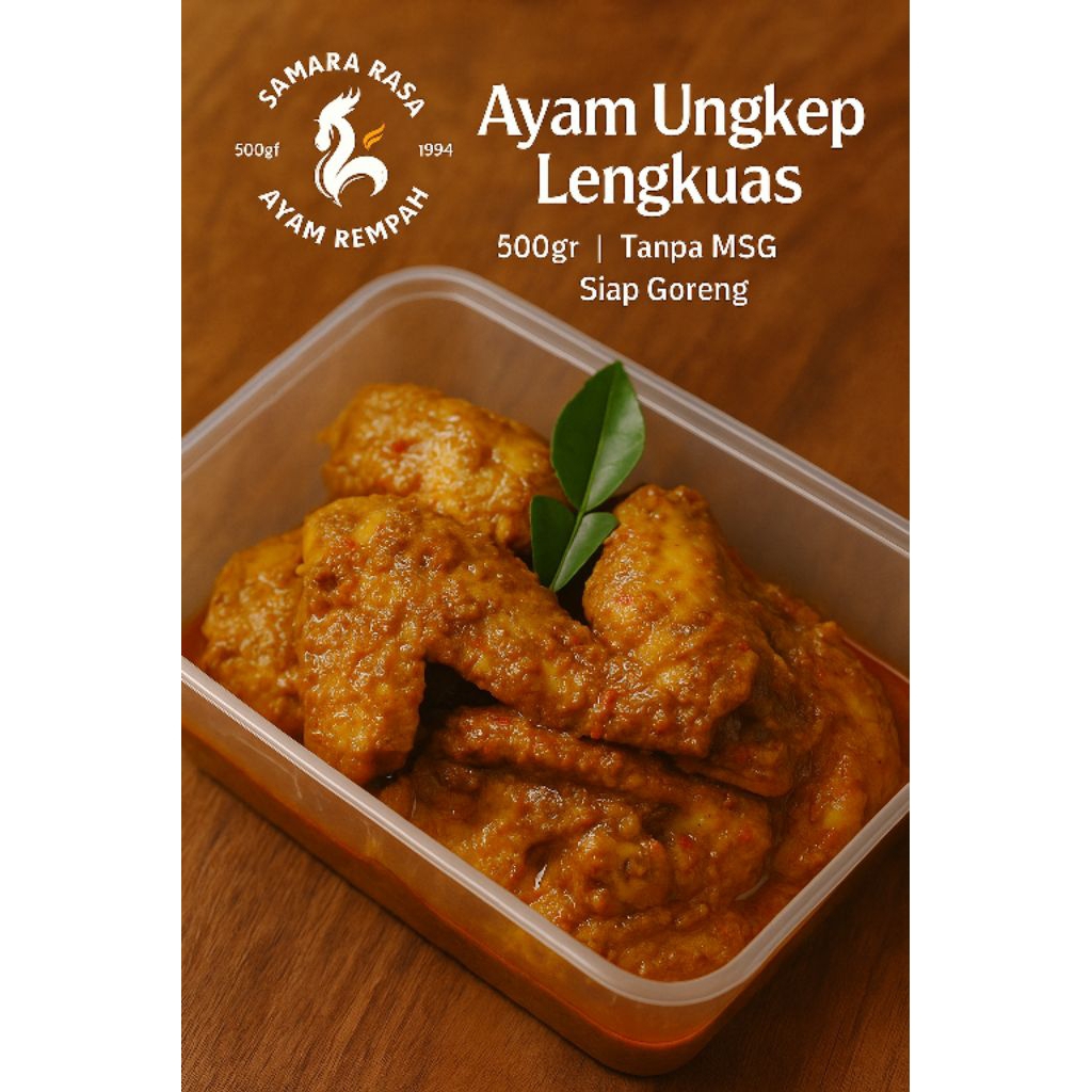 

Ayam Ungkep Lengkuas –Siap Goreng | Tanpa MSG | Frozen Food Praktis