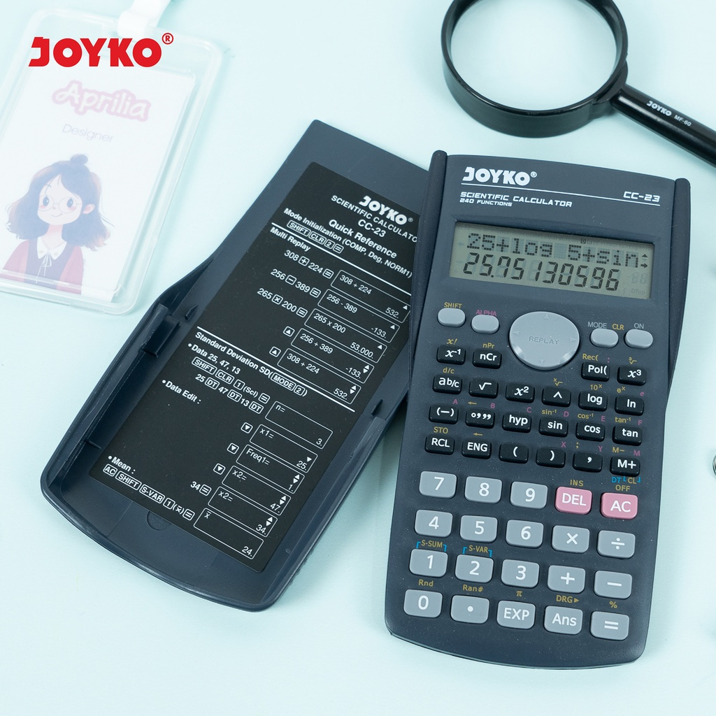 

Kalkulator / Calculator SIN COS TAN Merk JOYKO Scientific CC-23CO (Bergaransi)